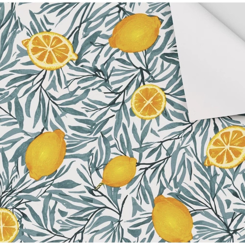 Lemon Botanical Wallpaper - Threshold